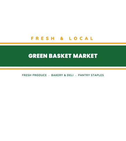 Grocery & market name bar apron template