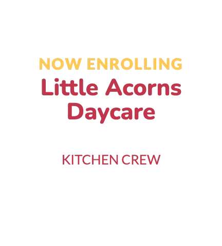 Daycare & preschool crew apron template
