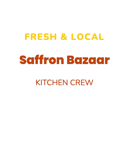 Indian grocery crew apron template