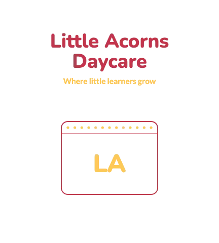 Daycare & preschool pocket print apron template