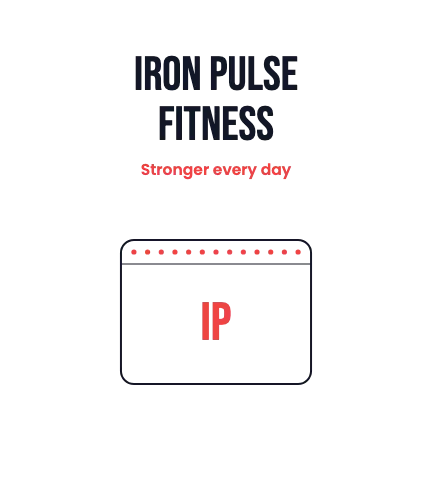 Fitness & gym pocket print apron template