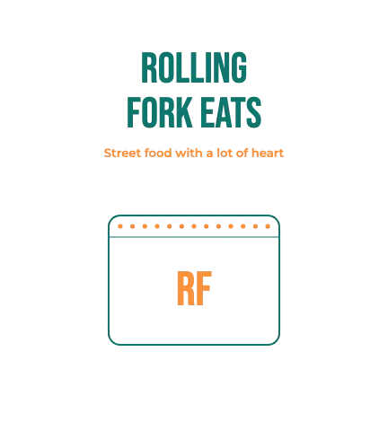 Food truck pocket print apron template