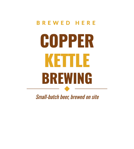 Brewery & bar stacked wordmark apron template