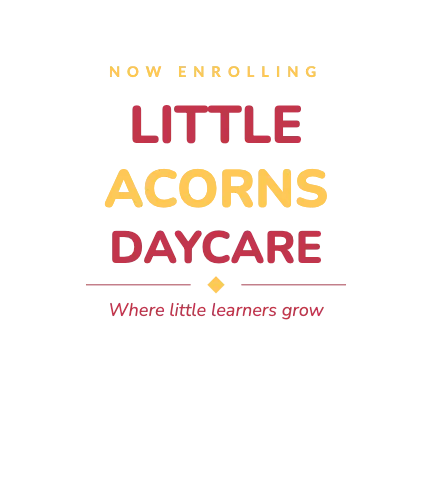 Daycare & preschool stacked wordmark apron template