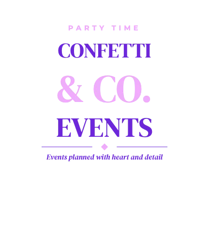 Event planner stacked wordmark apron template