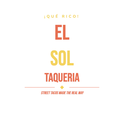 Taqueria stacked wordmark apron template
