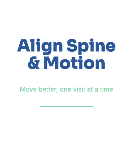 Chiropractic & physio wordmark apron template