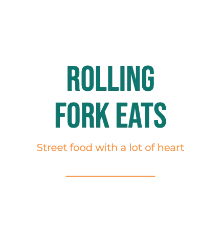 Food truck wordmark apron template