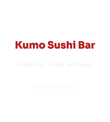 Sushi bar wordmark apron template