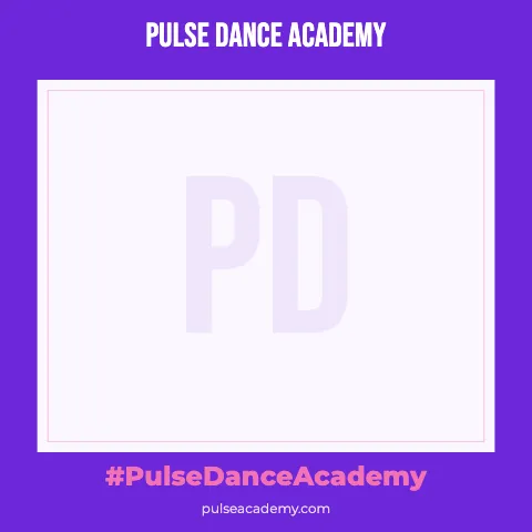 Dance studio selfie frame backdrop template