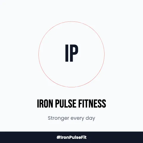 Fitness & gym logo wall backdrop template