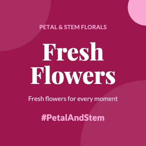 Florist photo wall backdrop template