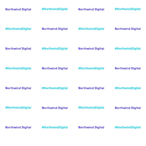 Tech & agency step & repeat backdrop template