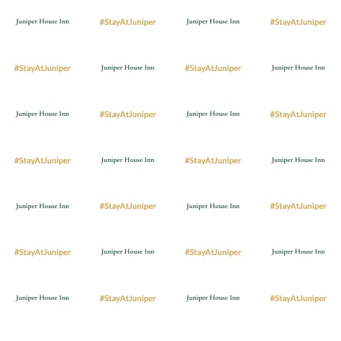 Hotel & B&B step & repeat backdrop template