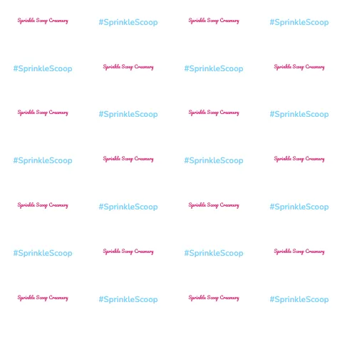 Ice cream shop step & repeat backdrop template