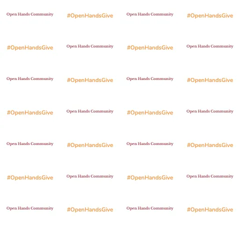 Nonprofit & charity step & repeat backdrop template