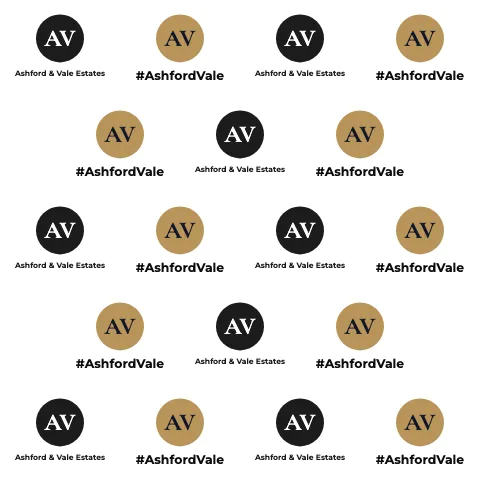 Luxury homes logo tiles backdrop template