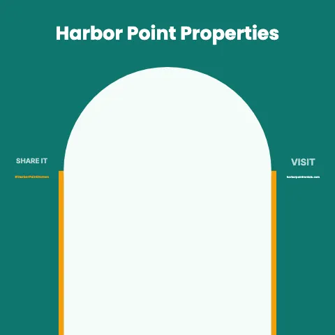 Property management arch frame backdrop template