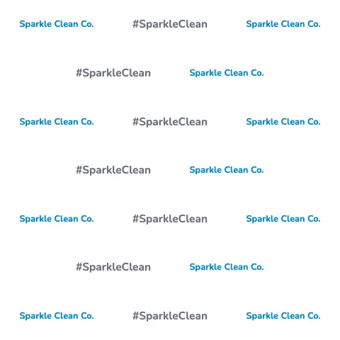 Cleaning services brick repeat backdrop template
