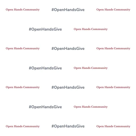 Nonprofit & charity brick repeat backdrop template