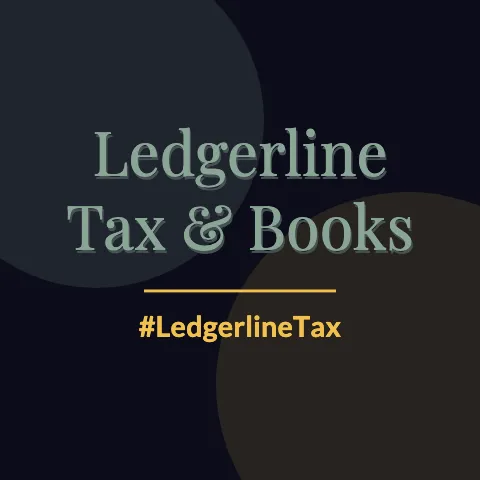 Accounting & tax neon glow backdrop template