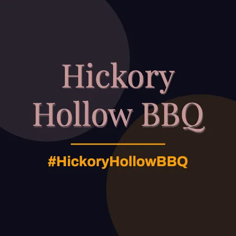 BBQ smokehouse neon glow backdrop template