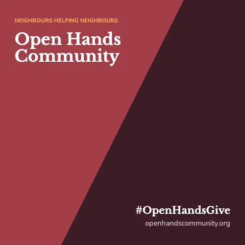 Nonprofit & charity diagonal split backdrop template