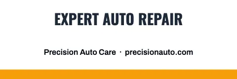 Auto repair centered banner template