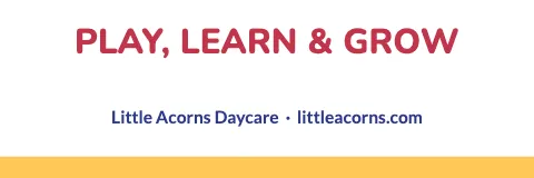 Daycare & preschool centered banner template