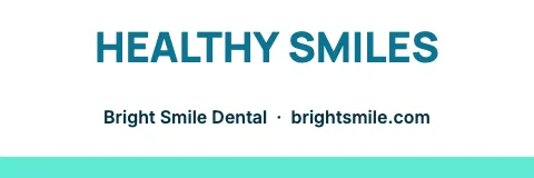 Medical & dental centered banner template