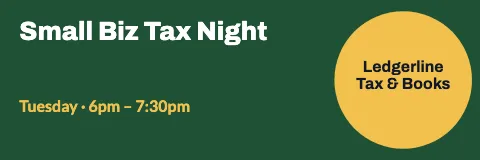 Accounting & tax event banner template