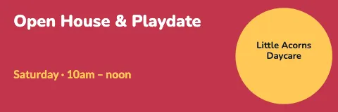 Daycare & preschool event banner template