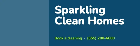 Cleaning services split banner template