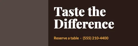Indian restaurant split banner template