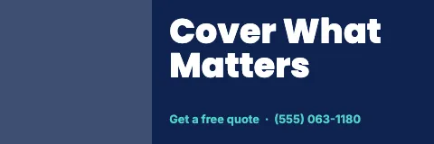 Insurance agency split banner template