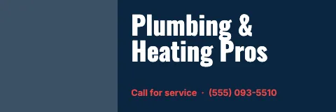 Plumbing & HVAC split banner template