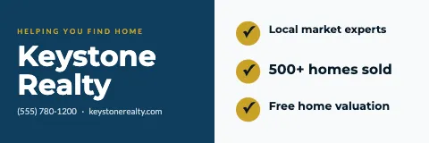 Real estate why us banner template