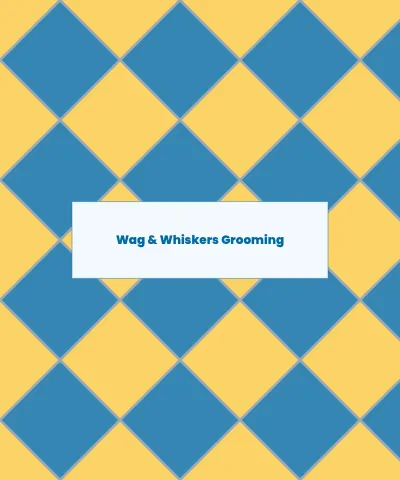 Pet grooming argyle blanket template