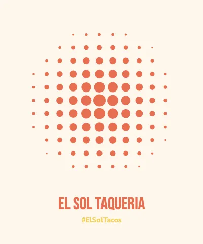 Taqueria halftone blanket template