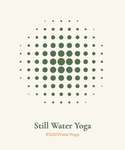 Yoga studio halftone blanket template