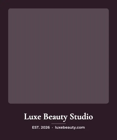 Salon & spa hero photo blanket template