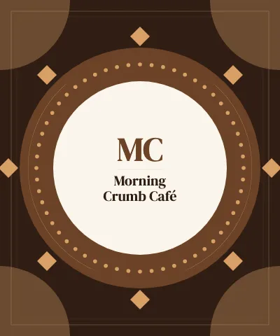 Café & bakery medallion rug blanket template