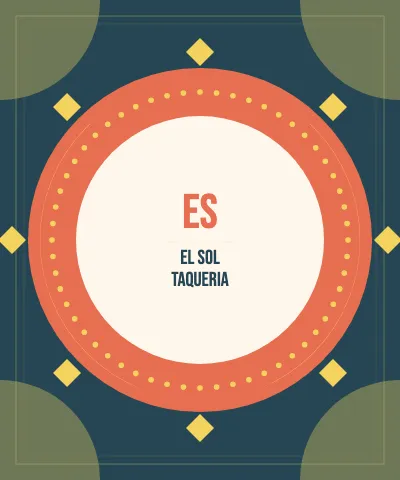 Taqueria medallion rug blanket template