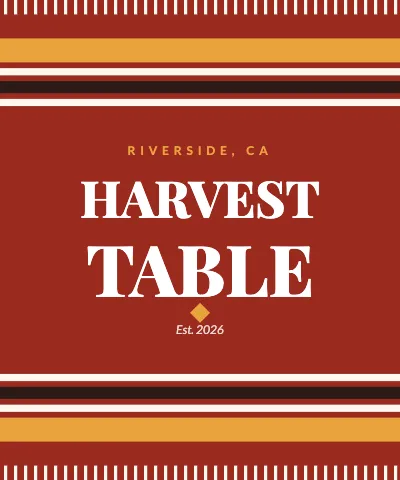 Restaurant stadium blanket template