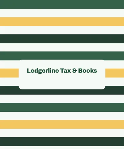 Accounting & tax stripes blanket template