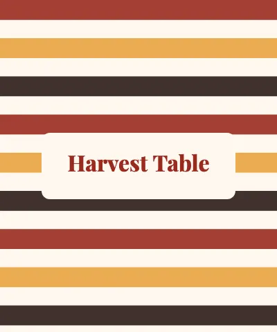 Restaurant stripes blanket template