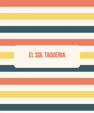 Taqueria stripes blanket template
