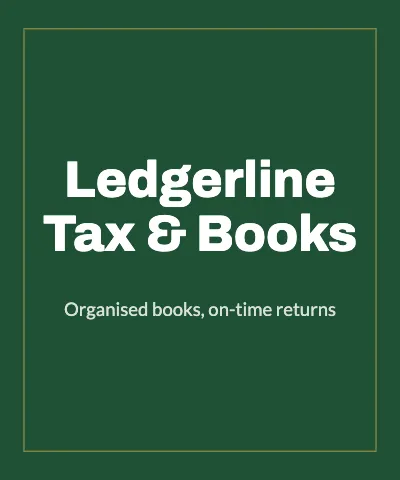 Accounting & tax wordmark blanket template