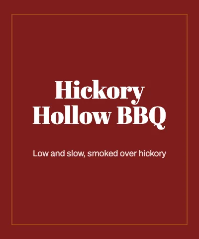BBQ smokehouse wordmark blanket template