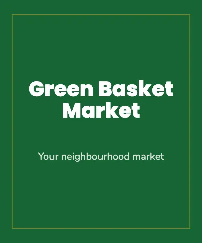 Grocery & market wordmark blanket template